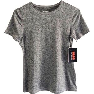 Bass Outdoor Base Layer Short Sleeve T-shirt Gray Size XS